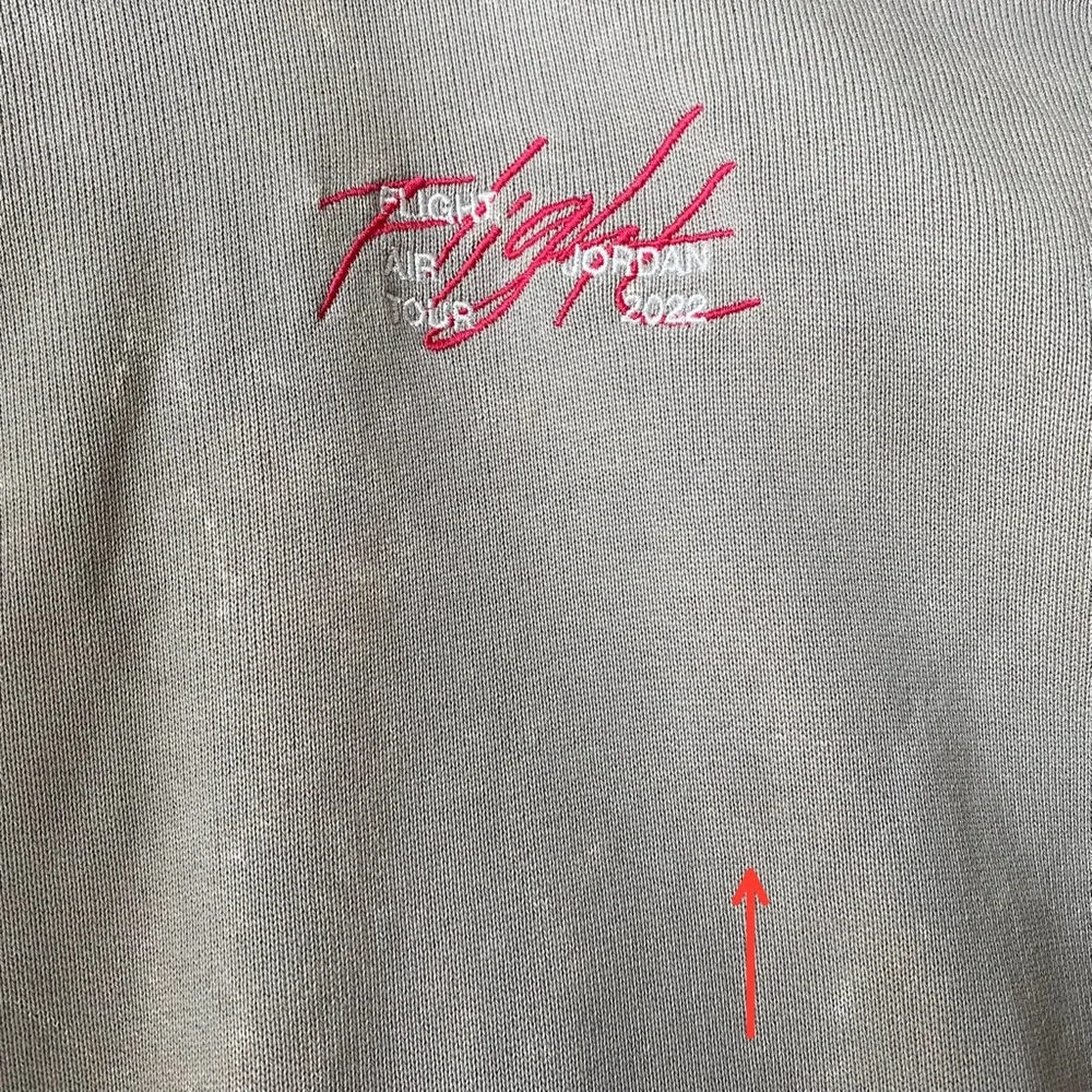 Nike Jordan Flight Tour Hoodie Men XL Heavyweight French Terry Fleece Sweatshirt